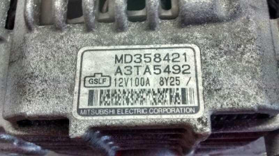 ALTERNADOR, MITSUBISHI, GALANT BERLINA (EA0)