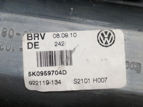  ELEVALUNAS TRASERO DERECHO VOLKSWAGEN GOLF VI (5K1)(10.2008) 