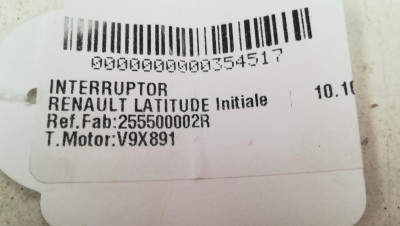 INTERRUPTOR, RENAULT, LATITUDE