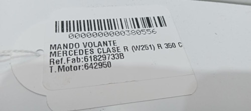  MANDO VOLANTE, MERCEDES-BENZ, CLASE R (BM 251) 