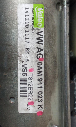  MOTOR ARRANQUE VOLKSWAGEN POLO V (6R1) 