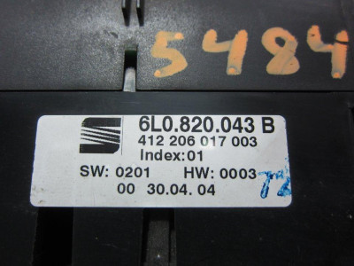 MANDO CALEFACCION / AIRE ACONDICIONADO, SEAT, IBIZA (6L1)