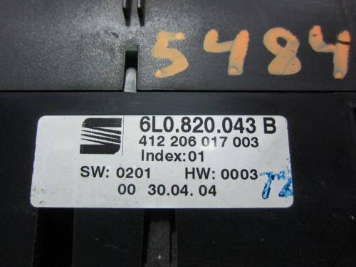  MANDO CALEFACCION / AIRE ACONDICIONADO SEAT IBIZA (6L1) 