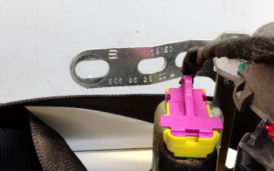 CINTURON SEGURIDAD DELANTERO DERECHO, VOLKSWAGEN, POLO IV (9N1)
