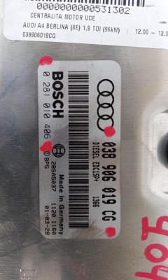 CENTRALITA MOTOR UCE, AUDI, A4 BERLINA (8E)