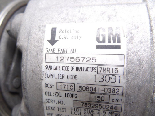 COMPRESOR AIRE ACONDICIONADO de segunda mano