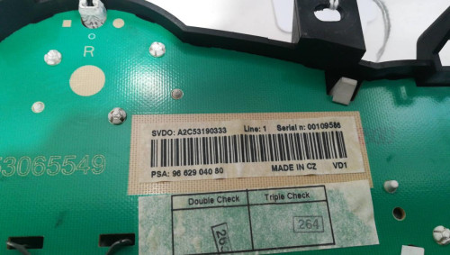  CUADRO INSTRUMENTOS, PEUGEOT, 207 