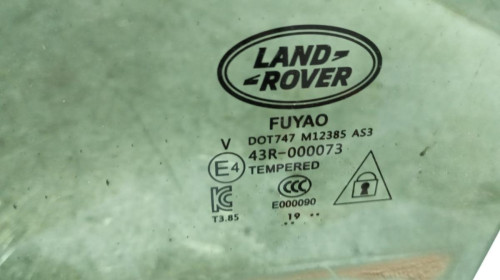 LUNA TRASERA IZQUIERDA, LAND ROVER, RANGE ROVER EVOQUE