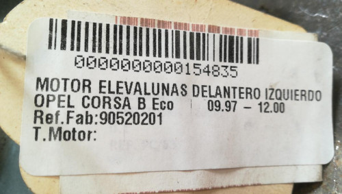  MOTOR ELEVALUNAS DELANTERO IZQUIERDO 