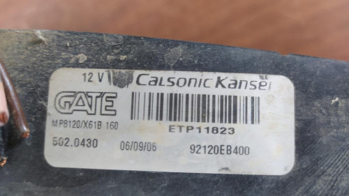 ELECTROVENTILADOR Nissan NAVARA PICKUP (D40M) 