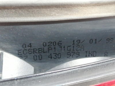 PILOTO TRASERO IZQUIERDO, RENAULT, LAGUNA GRANDTOUR (K56)