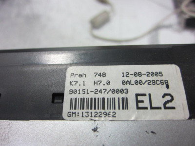 MANDO CLIMATIZADOR, OPEL, ASTRA H GTC