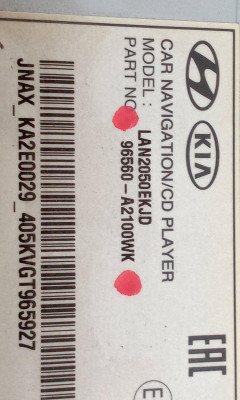 SISTEMA AUDIO / RADIO CD, KIA, CEED (JD)