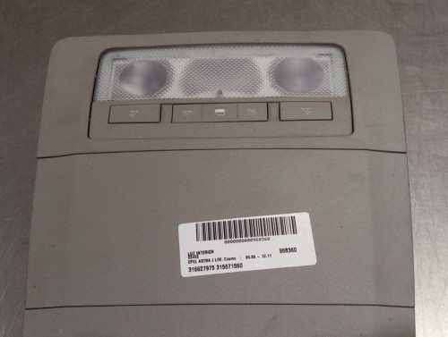  LUZ INTERIOR, OPEL, ASTRA J BERLINA 5P 