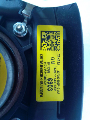 AIRBAG DELANTERO IZQUIERDO, CHEVROLET, CRUZE 5-PUERTAS