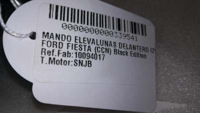 MANDO ELEVALUNAS DELANTERO IZQUIERDO, FORD, FIESTA (CNN)