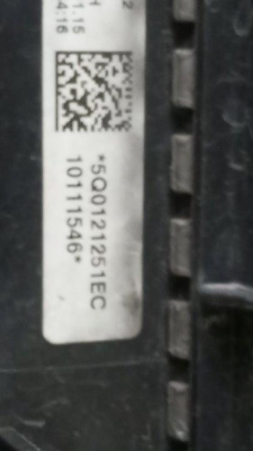 RADIADOR AGUA Volkswagen GOLF VII (5G1/BE1) 