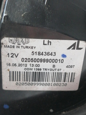 PILOTO TRASERO IZQUIERDO, FIAT, III PANDA (319)