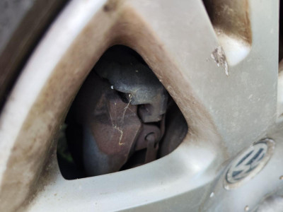 PINZA DE FRENO DELANTERA IZQUIERDA, VOLKSWAGEN, TOUAREG (7LA)