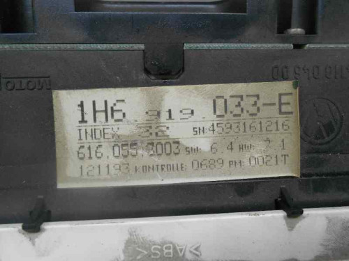  CUADRO INSTRUMENTOS VOLKSWAGEN VENTO (1H2) 