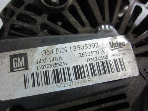  ALTERNADOR CHEVROLET AVEO BERLINA 