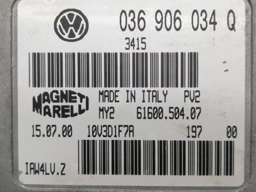 CENTRALITA MOTOR UCE, AUDI, A2 (8Z) 
