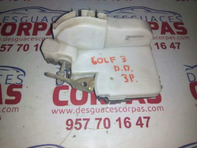 CERRADURA PUERTA DELANTERA DERECHA, Volkswagen, GOLF III (1H1)(11.1991)