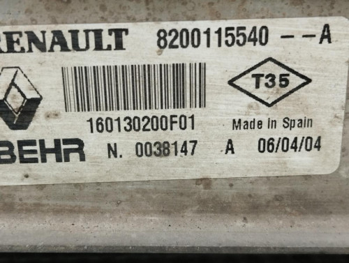  INTERCOOLER Renault MEGANE II BERLINA 5P 
