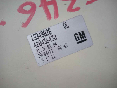 PILOTO TRASERO DERECHO, OPEL, ZAFIRA B
