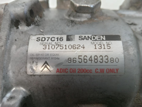  COMPRESOR AIRE ACONDICIONADO, CITROEN, C4 PICASSO 