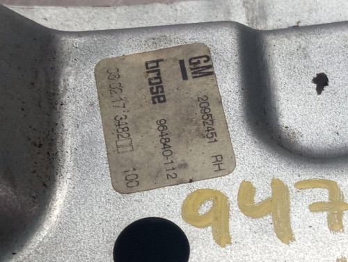  ELEVALUNAS TRASERO DERECHO, OPEL, INSIGNIA BERLINA 