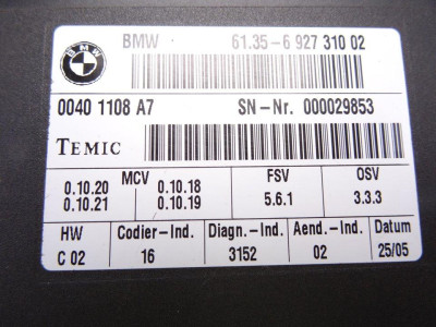 MODULO ELECTRONICO, BMW, SERIE 5 BERLINA (E60)