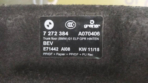 TAPA MALETERO BMW SERIE I3 (I01) 