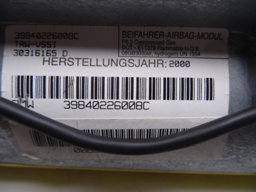  AIRBAG DELANTERO DERECHO, BMW, SERIE X5 (E53) 