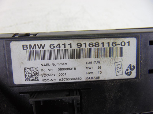  MANDO CLIMATIZADOR BMW SERIE 1 BERLINA (E81/E87) 