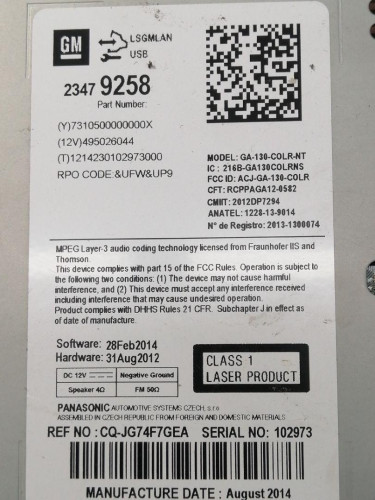  NO IDENTIFICADO OPEL ASTRA J BERLINA 5P 