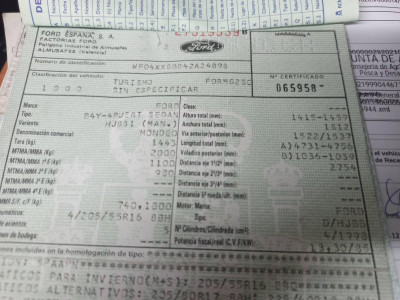 FORD MONDEO BERLINA (GE)