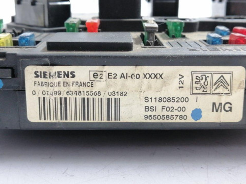  CAJA RELES / FUSIBLES CITROEN C3 
