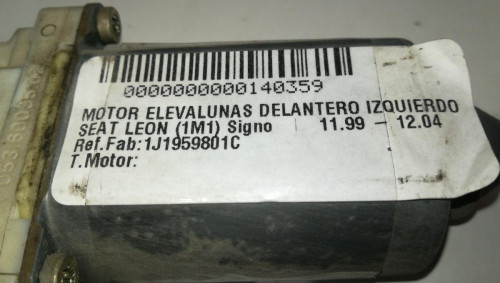  MOTOR ELEVALUNAS DELANTERO IZQUIERDO 
