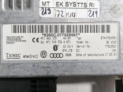 MODULO ELECTRONICO, AUDI, Q7 (4L)