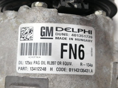  COMPRESOR AIRE ACONDICIONADO OPEL ASTRA J BERLINA 5P 
