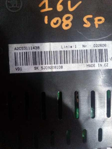  CUADRO INSTRUMENTOS, SKODA, FABIA (5J2) 