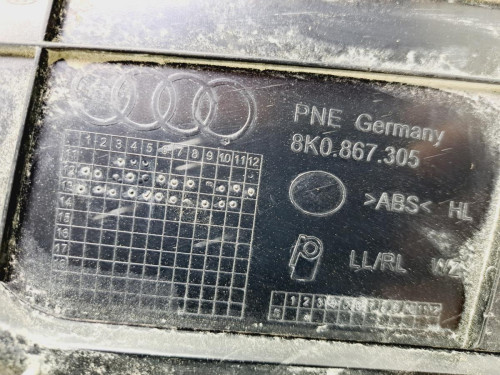 GUARNECIDO PUERTA TRASERA IZQUIERDA Audi A4 BERLINA (8K2) 