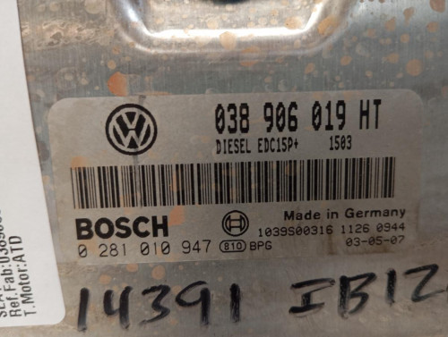  CENTRALITA MOTOR UCE, SEAT, IBIZA (6L1) 