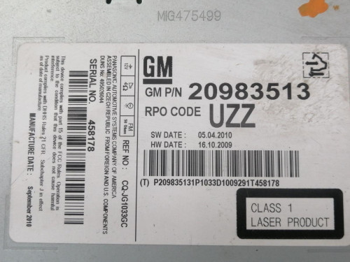  NO IDENTIFICADO OPEL ASTRA J BERLINA 5P 