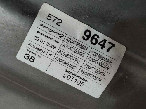 ELEVALUNAS TRASERO DERECHO Mercedes-Benz CLASE C (BM 204) BERLINA 