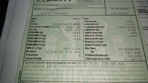  SEAT CORDOBA BERLINA (6L2) 