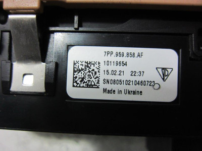 MANDO ELEVALUNAS DELANTERO IZQUIERDO, PORSCHE, CAYENNE (TIPO 92A)