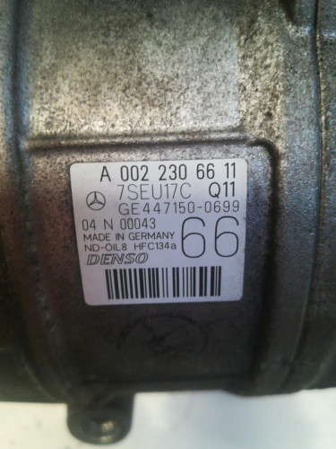  COMPRESOR AIRE ACONDICIONADO MERCEDES-BENZ CLASE E (BM 211) BERLINA 