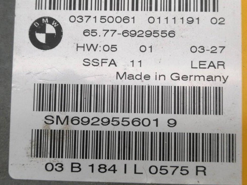  CENTRALITA AIRBAG BMW SERIE 7 (E65/E66) 